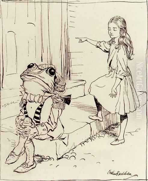 Alice And The Frog Footman - view 1
