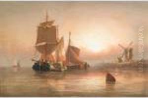 Shipping At Sunset