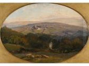 A Glimpse Of Whiteford House by Henry Moore