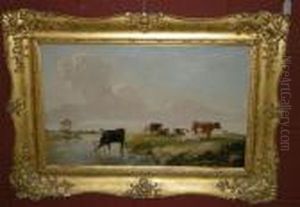 Cattle Scene by Henry Moore