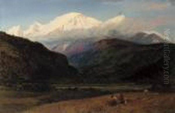 Mont Blanc From Servoz - view 1