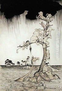 Flood by Arthur Rackham