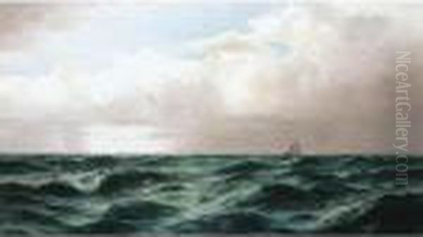 Seascape With Vessels On The Horizon - view 1