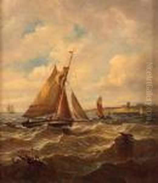 Shipping Off A Coast - view 1