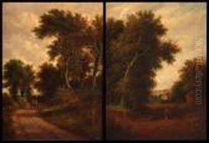 Country Lanes With Figures