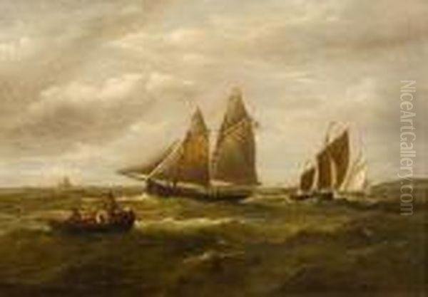 Shipping Off The Coast - view 1