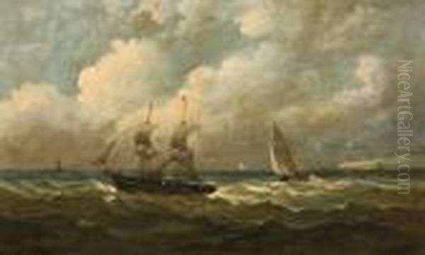 Shipping Off The Coast - view 1