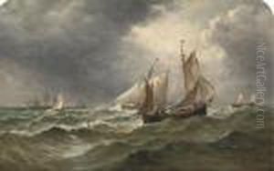 The Fishing Fleet In Choppy Seas