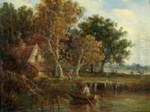 Dinghy Before A Cottage
