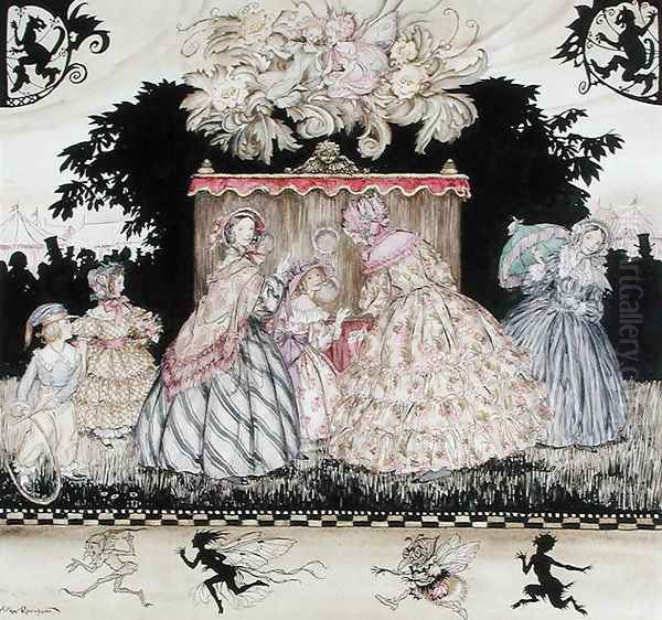 The Peep Show, cover illustration for Costumes Through the Ages, Maggs Brothers, 1938 - view 1