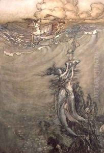Jewels from the Deep, 1909 by Arthur Rackham