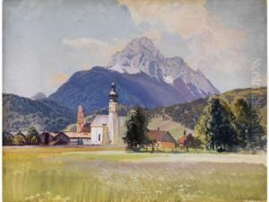 Blick Auf Mittenwald by Willy Moralt