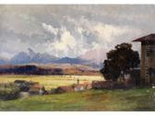 Oberbayerische Voralpenlandschaft - view 1