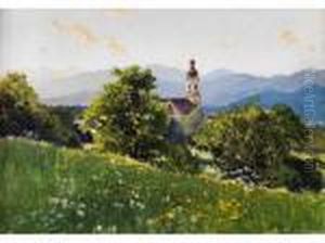 Barockkirche In Ramsau by Willy Moralt