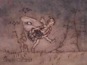 The elf attendant on Bottom, illustration to A Midsummer Nights Dream, 1908
