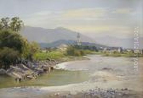 Blick Auf Lenggries - view 1