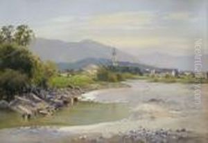 Blick Auf Lenggries by Willy Moralt