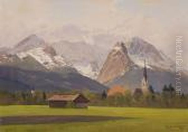 Blick Auf Garmisch Und Das Wettersteingebirge - view 1
