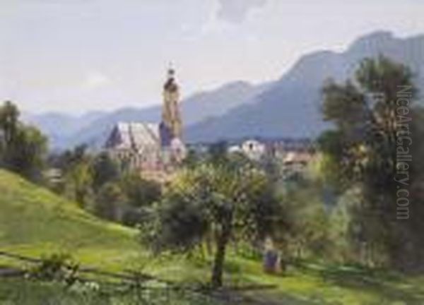 Blick Auf Lenggries - view 1
