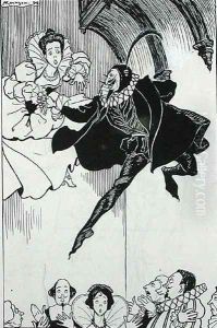 A Grand Pas de Deux, illustration from The Ingoldsby Legends, or Mirth and Marvels, by Thomas Ingoldsby, 1898