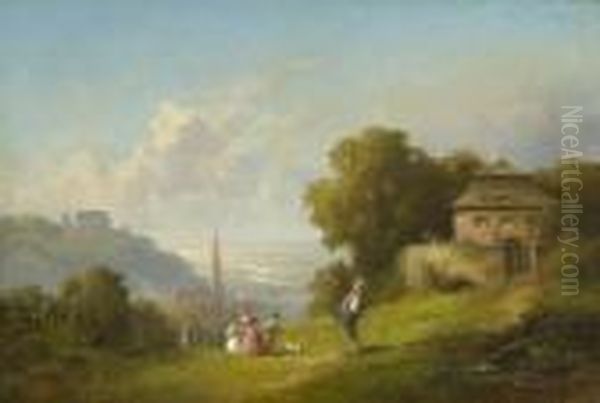 Sonntagsspaziergang Der Familie
 Biedermeier - view 1