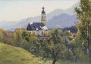 Blick Auf Lenggries.