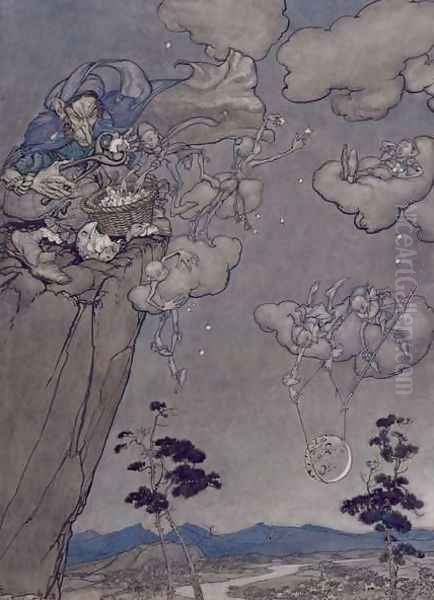 Illustration from Rip Van Winkle by Washington Irving 1783-1859 1904 - view 1
