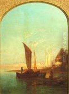 Venetian Harbor by Edward Moran
