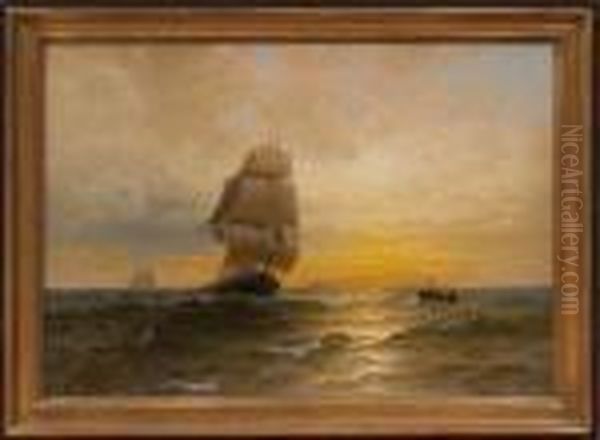 Full Sail At Sunset - view 1