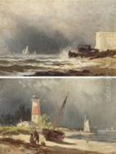 Breaking Sun I And Ii by Edward Moran