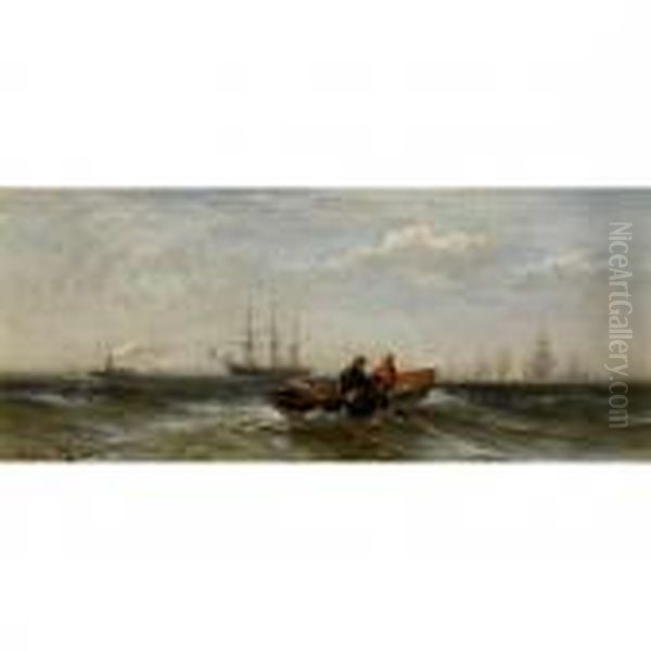 Two Men In A Boat - view 1