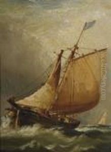 On The Delaware by Edward Moran
