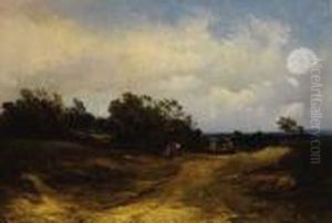 Leaving The Farm by Edward Moran