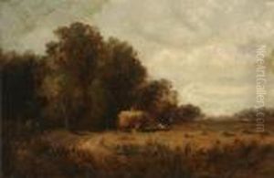 Haying Scene by Edward Moran