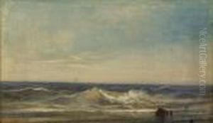 New Jersey Shore Scene by Edward Moran
