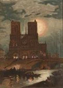 Notre Dame Cathedral by Edward Moran