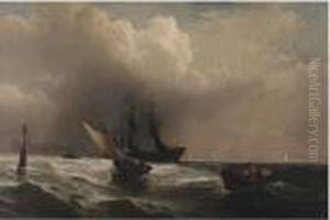 Preparing For A Storm by Edward Moran