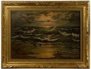 Sunset Seascape by Edward Moran