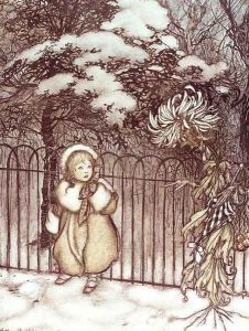 Winter from Peter Pan in Kensington Gardens by J.M. Barrie, 1906 by Arthur Rackham