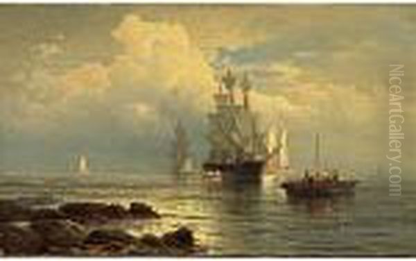 Approaching Storm At Sea - view 1