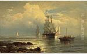 Approaching Storm At Sea by Edward Moran