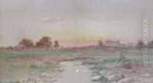 Country Landscape At Dawn