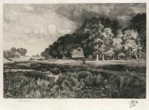 Long Island Landscape by Thomas Moran