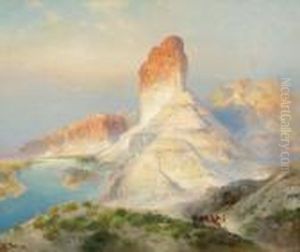 Indian Summer, Green River, Wy by Thomas Moran