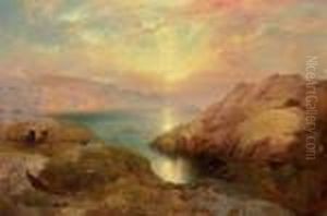 Coastal Scene by Thomas Moran