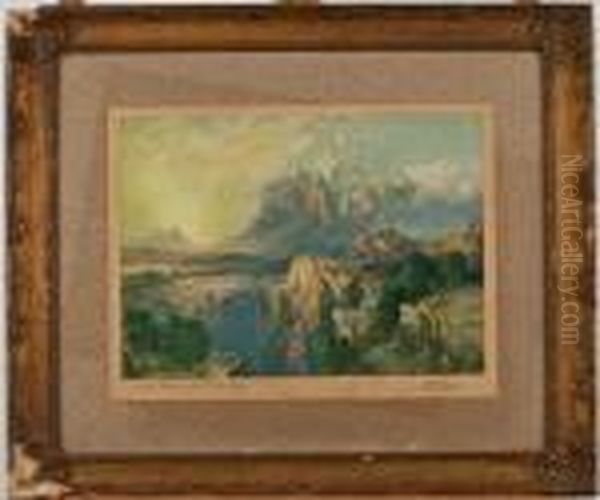 Rock Towers Of The Rio Virgin - view 1