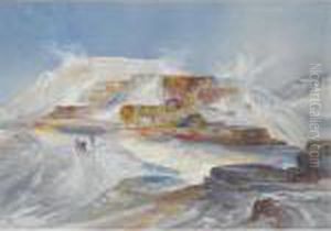 Hot Spring Of Gardner's River, Yellowstone by Thomas Moran