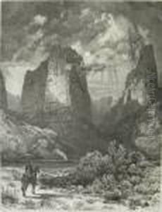 Springville Canyon by Thomas Moran