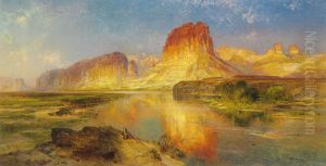 Green River Of Wyoming by Thomas Moran