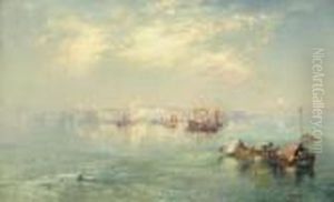 Vera Cruz Harbor, Mexico by Thomas Moran